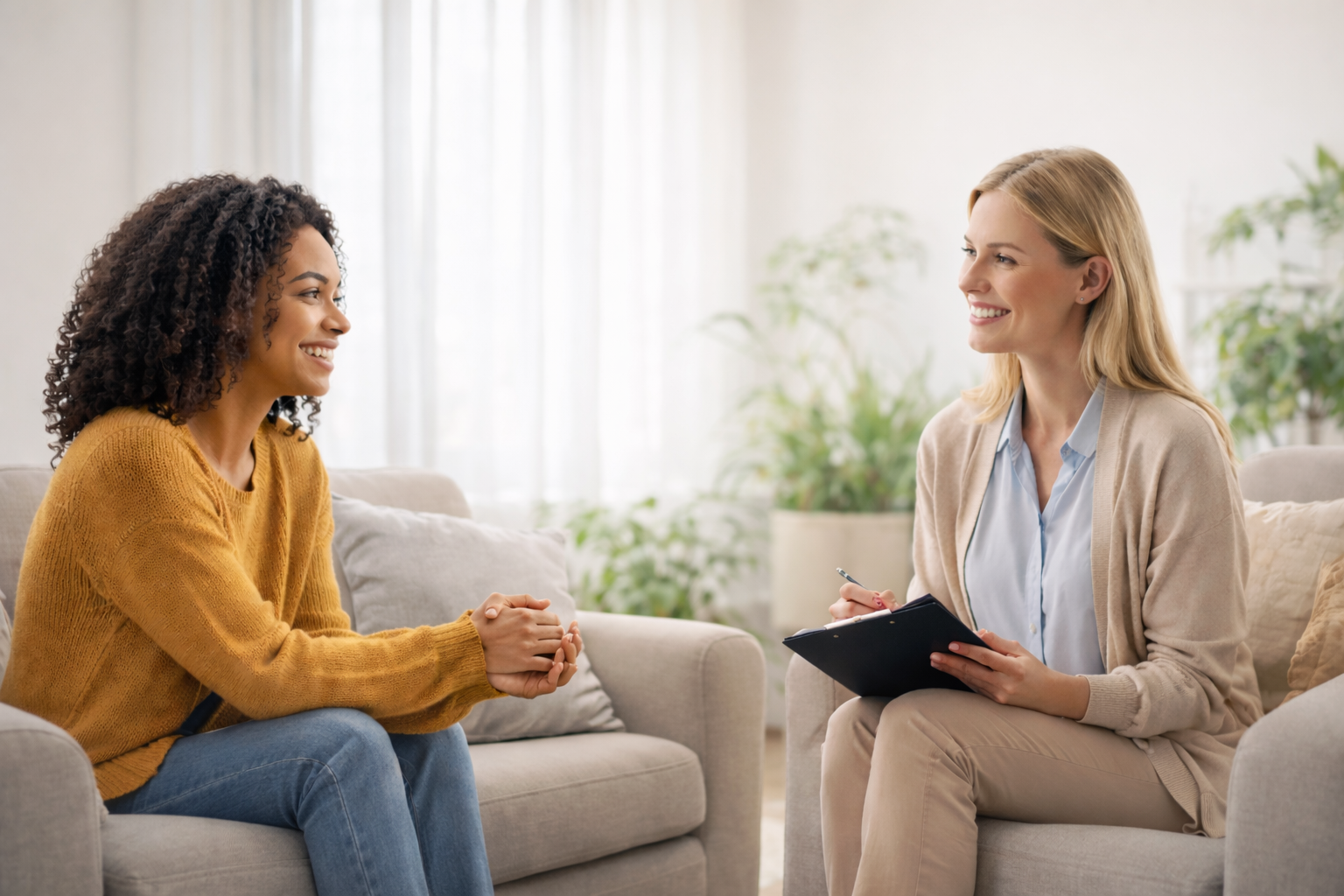 Banner acolhedor de atendimento psicológico online